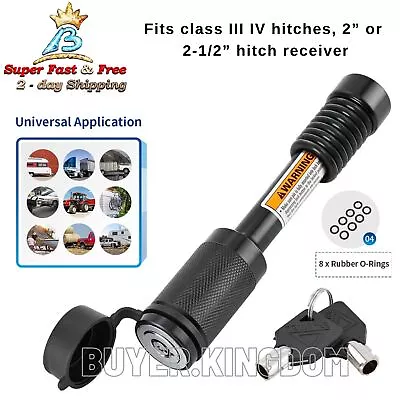 $21.65 • Buy Hitch Pin Lock RV Truck Trailer Tow Locking Tubes With Keys Set For Class III IV