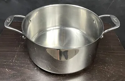 Emeril By All Clad 6 Qt Stock Pot Copper Core/Stainless Steel No Lid Pre-Owned • $69.99