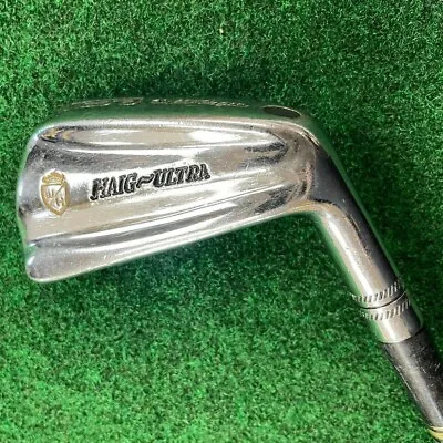 Walter Hagen The HAIG Ultra 6 Iron Ultralite R Flex Steel Shaft Leather Grip RH • $24.95