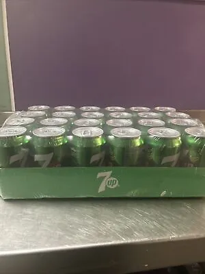 7UP Original 330ml Pack Of 24 Cans Fizzy Soft Drink Full Case • £16