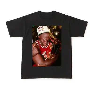 Michael Jordan NBA Championship Retro Basketball T-shirt Sizes S-XL • £14.99