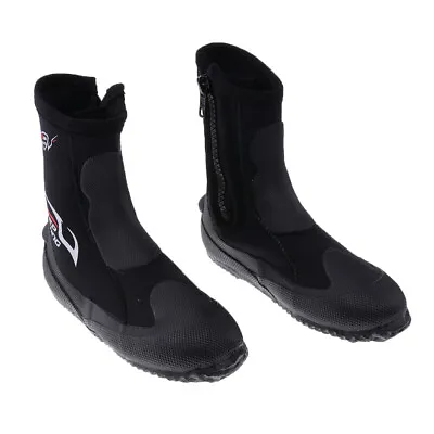 5mm Neoprene Zipper Wetsuit Boots For Diving Surfing Kayaking Sailing  • £40.78