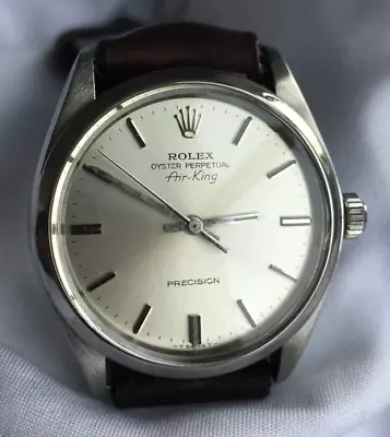 ROLEX AIR KING 5500 1983 34mm  MENS AUTOMATIC VINTAGE WATCH WRISTWATCH • £271