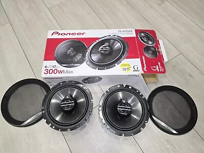 PIONEER TS-G1730F 17cm 6.5   500W PAIR CAR SPEAKERS 3WAY Coaxial Co Axial BN • £20