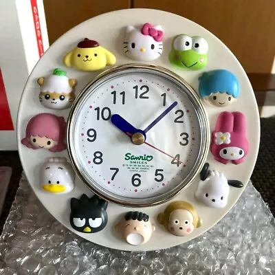 Sanrio Table Clock Hello Kitty & Friends Vintage Table Clock 1999 In BOX • $108