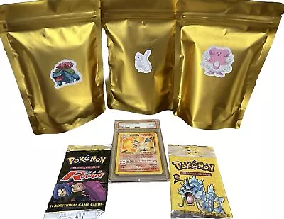 Pokémon Mystery Bags! PSA Graded Vintage Holos! Vintage Packs!! Vintage Singles! • $85.99