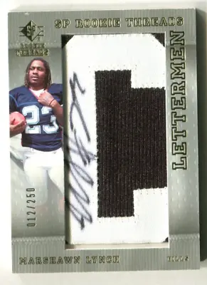 2007 SP Rookie Threads #134 Marshawn Lynch Autograph 12/250 C RC A40 143 • $93.07