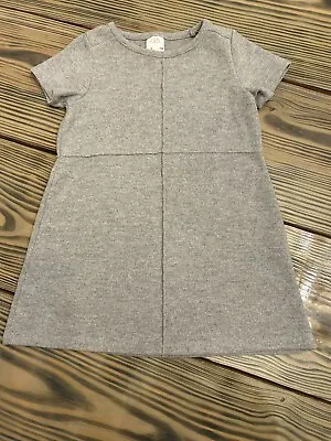 Zara Kids Grey Soft Jersey Feel Baby Doll Dress Great Basic Size 6 • $21