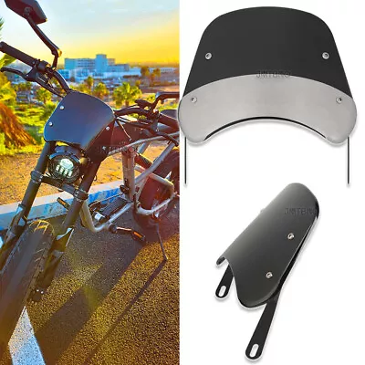 5 -7  Motorcycle Round Headlight Fairing Windshield Screen Smoke For Super 73 • $26.48