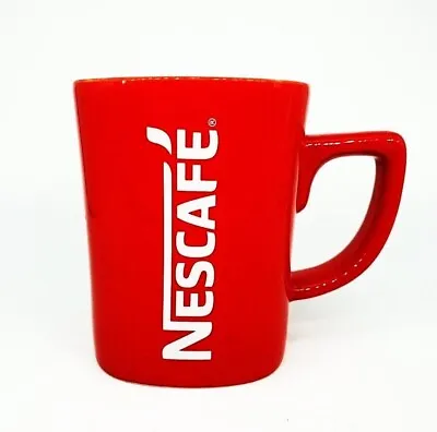 Nescafe Red Cup Coffee Mug Collectible Red White Ceramic Tea Drink Classic Gift • $26.99