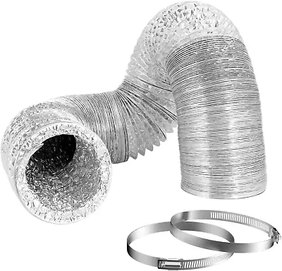 5 Inch Duct 5 Feet Flexible Dryer Vent Hose Tight Space Dryer Exhaust Hose New • $22.99