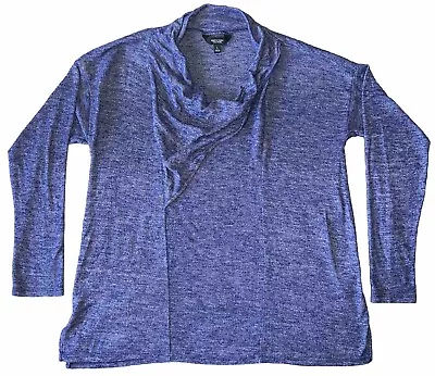 Simply Vera Vera Wang Womens L Cowl Neck Top Rayon Blend Light Knit Soft • $13.91