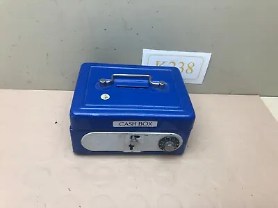 Vintage Metal Toy Cash Box Blue With NO Key • $4.49
