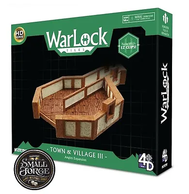 $128.50 • Buy WarLock Tiles - Town & Village Tiles III - ANGLES EXPANSION. WZK16513. NEW