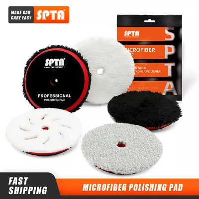 SPTA 3 /5 /6  Inch Fast Finish Microfiber Polishing Pad For RO DA Polisher • $7.99