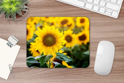 $15.95 • Buy Sunflower Mouse Pad Desk Mat Anti-slip Floral Mouse Pad