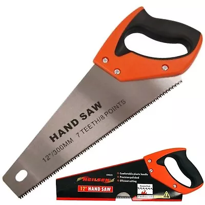 Neilsen 9 TPI Sharpoint Hardpoint Wood Carpentry Universal Cut Hand Saw 12  • £7.40