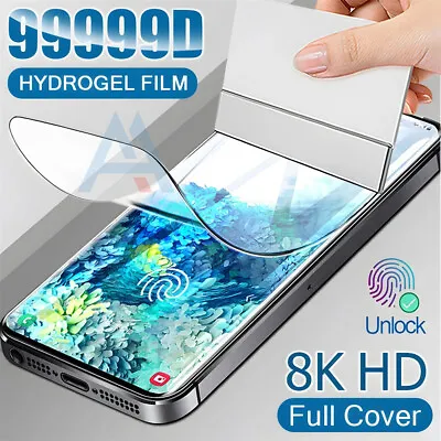 Hydrogel Screen Protector For Samsung S24 S23 S22 S21 S20 S10 S9 Ultra Plus Note • $5.99