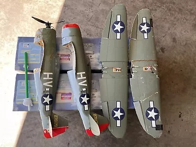 Used Rare Thunder Tiger P-47D Thunderbolt Razorback Scale RC Plane Park Flyer EP • $250