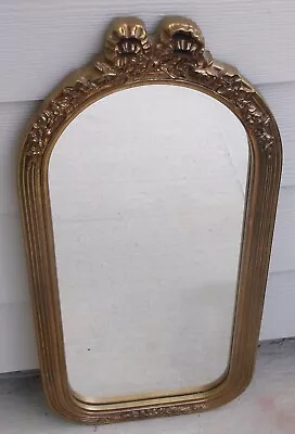 Antique Style Ribbon And Bow Motif Decorator Wall Mirror • $69