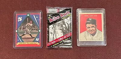 Babe Ruth Baseball Card Lot - The Called Shot - 1932 Caramel Reprint - Pack • $9.95