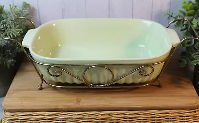 Vintage Baking Dish Pfaltzgraff 1983 FTDA Baking Casserole Dish 32oz Green • $25