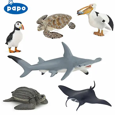 £5.79 • Buy PAPO Wild Animal Kingdom OCEAN  - SHARKS, WHALES, PENGUINS ETC - Choice Of 31 