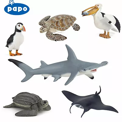 £5.79 • Buy PAPO Wild Animal Kingdom OCEAN  - SHARKS, WHALES, PENGUINS ETC - Choice Of 31 
