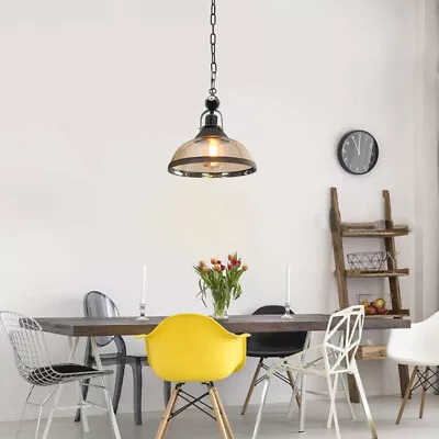 Vintage Billiard Pendant Lights Industrial Hanging Lamp Cafe Glass Pendant Light • $49.50