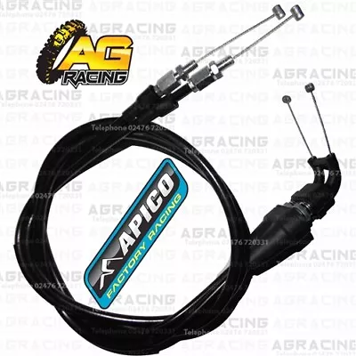 Apico Twin Throttle Cable For KTM EXC 300 TPI 2019 Motocross Enduro • $49.67