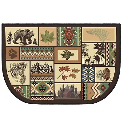 Fireplace Hearth Rug Fireplace Mats Cabin Southwestern Fireproof Fireplace Rug F • $43.06