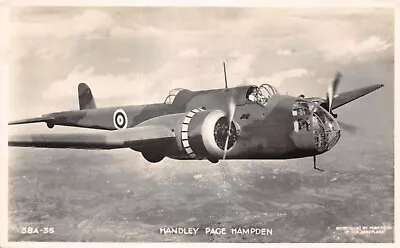 Old Military Aircraft Postcard Handley Page Hampden Used Unused Gd Plus V Good • £3.75