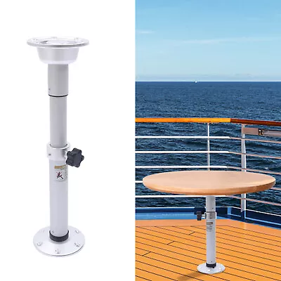 Table Pedestal Stand Height Adjustable Table Pedestal  Base For Marine Boat • $63.12
