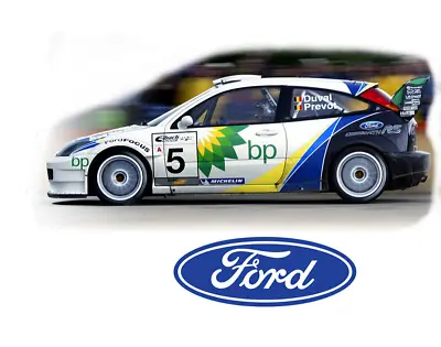 1:10 RC Clear Lexan Body Shell 2003 Ford Focus WRC With BP Decals • £46.32