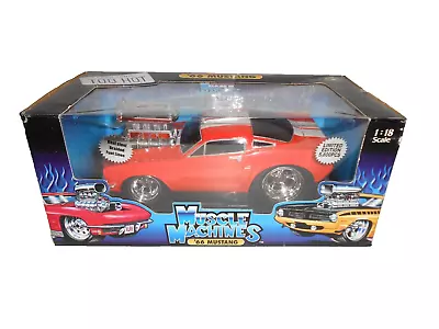 Muscle Machines 1:18 '66 MUSTANG FASTBACK  Die Cast New In The Box  T-1002 • $75