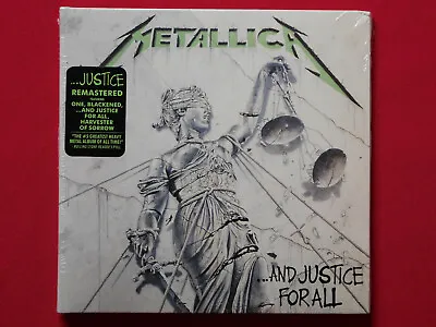 Metallica And Justice For All CD Album (Paper Sleeve) One Blackened New Sealed • $13.50