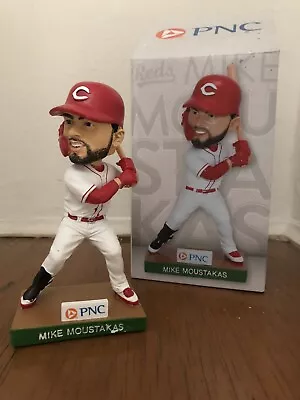 NIB Mike Moustakas  Moose  Cincinnati Reds Bobble Head 5/22/21 Stadium Giveaway￼ • $9