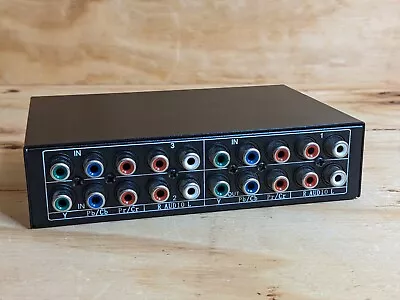 Component Video Selector 3 Input - 1 Output DSW3-1 Multi-Media System TESTED • $19.50