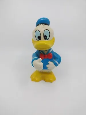 Vintage Coin Bank Walt Disney Productions Donald Duck 6  Tall Made In Korea • $6.89