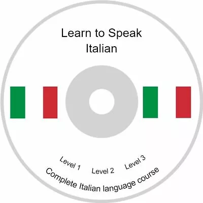 Learn To Speak Italian Language Complete Course - Level 1 2  And 3 - DVD- CD UK • £5.99