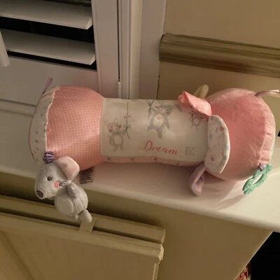 Mothercare Baby Tummy Time Roller Dream Big Party Girls Pink New • £9.99