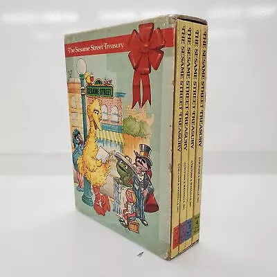 The Sesame Street Treasury 4-Book Box Set (Hardcover 1979) Vintage • $9.99