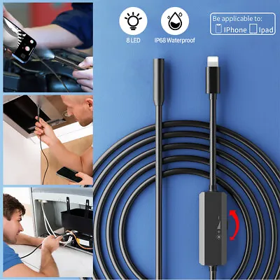£20.99 • Buy 2/5/10M USB Endoscope Borescope Tube Inspection Snake Camera Cam Drain Waterproo