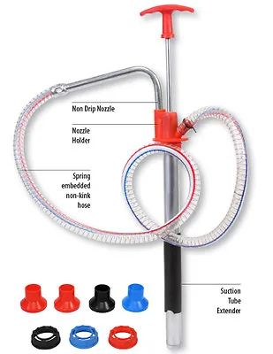 Pump For 20/25 Litre Drum Oil Fuel Diesel • £44.99