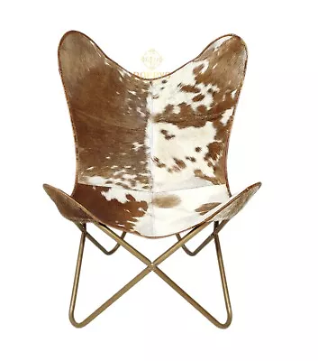 $224.47 • Buy Relaxing Chair-Handmade Leather Chair Genuine Goat Hair Leather Chair PL2-1.162
