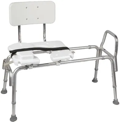 Sliding Transfer Bench Seat Bath-Tub Chair Medical Bench Shower Bathroom Bath • $115.30