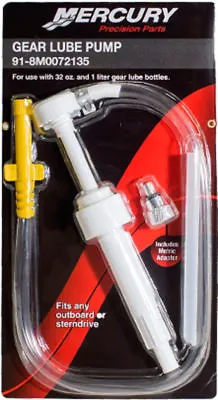 Mercury Marine Quicksilver Gear Lube Pump For Quart 32oz Bottles PN 91-8M0072135 • $13.95