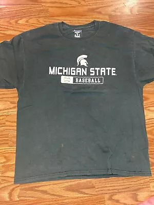 Mens Size XL Michigan State Spartans Baseball Champion T Shirt • $6.49