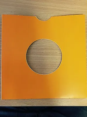 25 X 7  Orange Card Record / Vinyl Masterbags Sleeves / Covers *new*  • £4.18