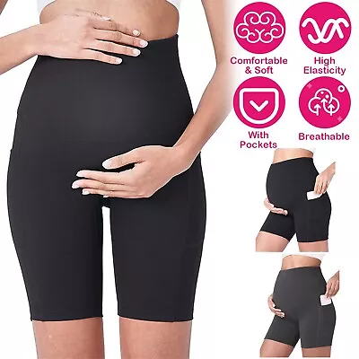 £17.04 • Buy Women's Maternity Shapewear High Waist Mid-Thigh Pregnancy Underwear With Pocket